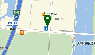 ローソン ウィラ大井店の地図画像