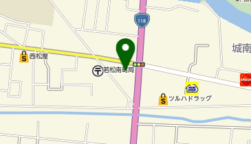 ローソン 会津若松南花畑店の地図画像