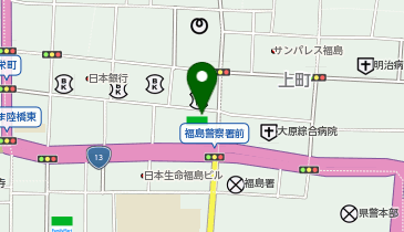 ローソン 福島大町店の地図画像