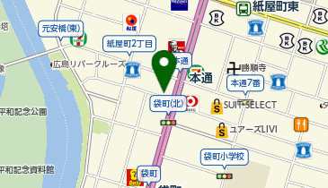ローソン 広島本通駅前店の地図画像