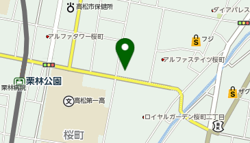 ローソン 高松楠上町二丁目店の地図画像