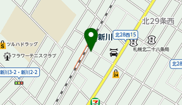 ローソン 新川駅前店の地図画像