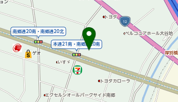 ローソン 札幌本通二十一丁目店の地図画像