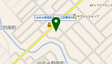 ローソン 江別ゆめみ野店の地図画像