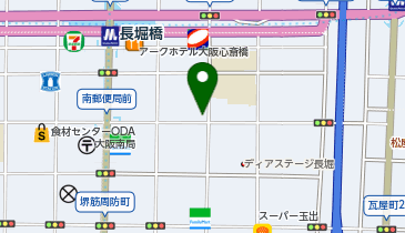 ローソン 長堀橋南店の地図画像