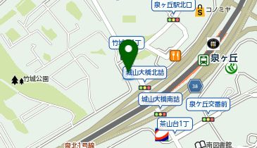 ローソン 堺竹城台二丁店の地図画像