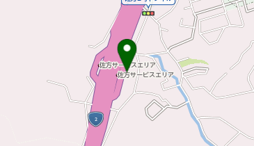 ローソン 佐方サービスエリア下り店の地図画像