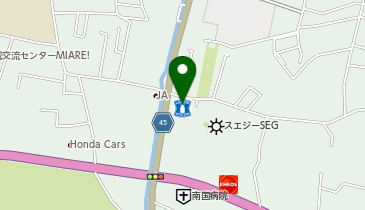 ローソン 南国大篠店の地図画像