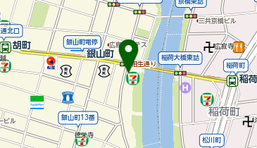 ローソン 広島稲荷大橋店の地図画像