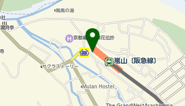 ローソン HB阪急嵐山店の地図画像