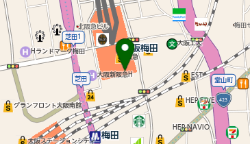 ローソン Hb阪急梅田2階中央店 大阪市北区 ローソン 530 0012 の地図 アクセス 地点情報 Navitime