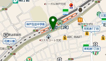 ローソン HB阪神元町店の地図画像