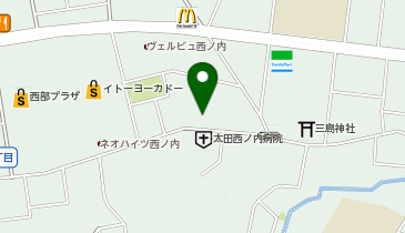 ローソン 太田西ノ内病院店の地図画像