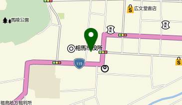 ローソン 相馬中村北町店の地図画像