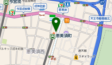 ローソン 浪速恵美須西二丁目店の地図画像