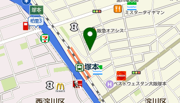 ローソン JR塚本駅前店の地図画像