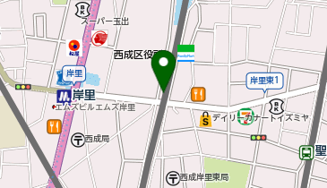 ローソン 西成岸里一丁目店の地図画像