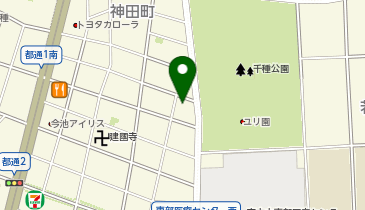 ローソン 千種区仲田店の地図画像