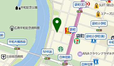 ローソン 広島大手町二丁目店の地図画像