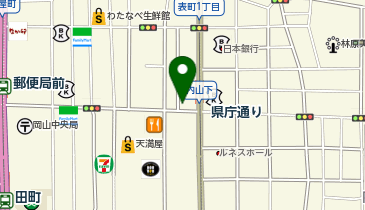 ローソン 岡山表町一丁目店の地図画像