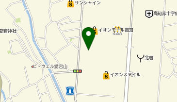 ローソンサテライト イオンモール高知店の地図画像