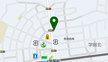 ローソン 学園前北店の地図画像