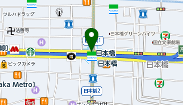 ローソンサテライト OSL大阪日本橋駅店の地図画像