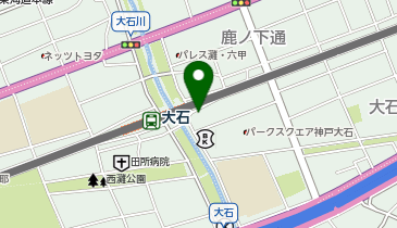 ローソン 神戸大石東町六丁目店の地図画像