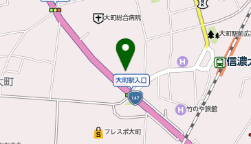 ローソン 信濃大町駅前店の地図画像