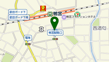 ローソン 鴨宮駅南口店の地図画像