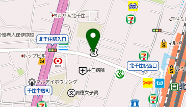 ローソン 足立千住三丁目店の地図画像