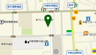 ローソン 中野区役所店の地図画像