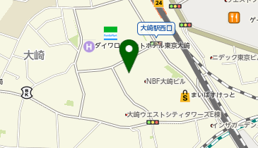 ナチュラルローソン NLNBF大崎店の地図画像