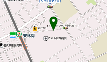 ローソン さがみ林間病院店の地図画像
