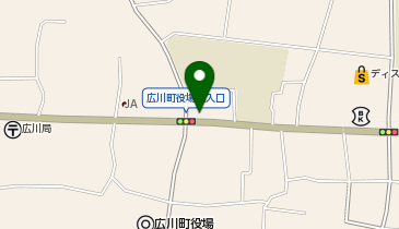 ローソン 広川町役場北店の地図画像