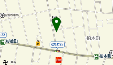 ローソン 函館松陰店の地図画像