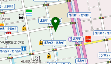 ローソン TーPLUS札幌店の地図画像