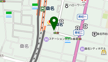 ローソン 桑名寿町店の地図画像