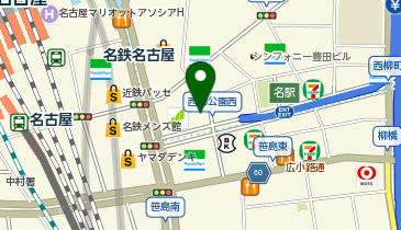 ローソン エニシオ名駅店の地図画像