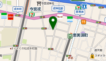 ローソン 今宮戎南店の地図画像