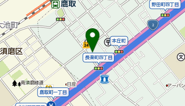 ローソンストア100 LS神戸鷹取店の地図画像