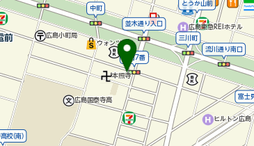 ローソン 広島小町店の地図画像