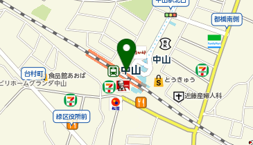 ローソン 中山駅北口店の地図画像