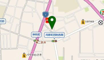 ローソン 川崎紺屋町店の地図画像