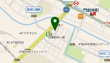 ローソン 江東牡丹一丁目店の地図画像