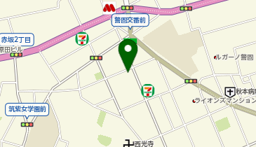 ローソン 福岡警固二丁目店の地図画像