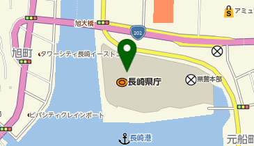 ローソン 長崎県庁店の地図画像