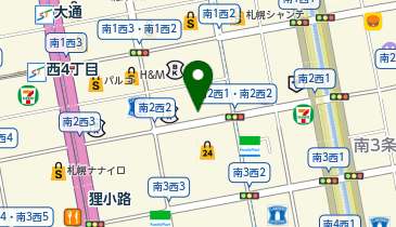 ローソン 札幌南2条西二丁目店の地図画像