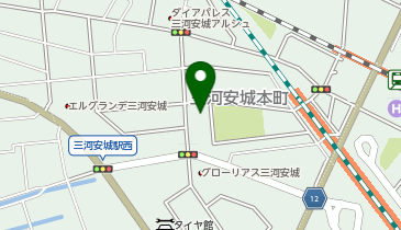 ローソン 三河安城本町店の地図画像