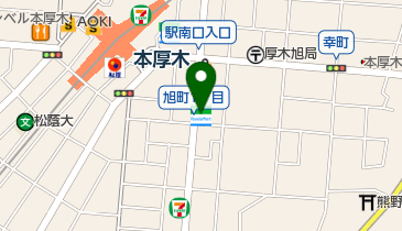 ファミリーマート 厚木旭町店の地図画像